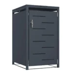 Magazie depozitare pubele CCG-01, metal, gri, 69 x 80 x 116 cm - imagine 7